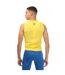 Mens Cycle Sleeveless Base Layer Top Yellow Skins-2