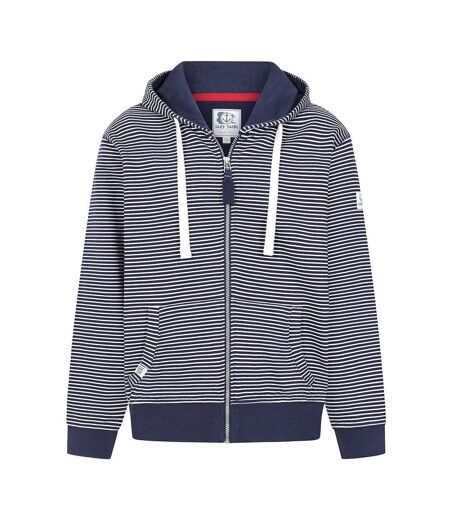 Veste À Capuche Motif/style Rayé Homme Bleu Mer Lazy Jacks