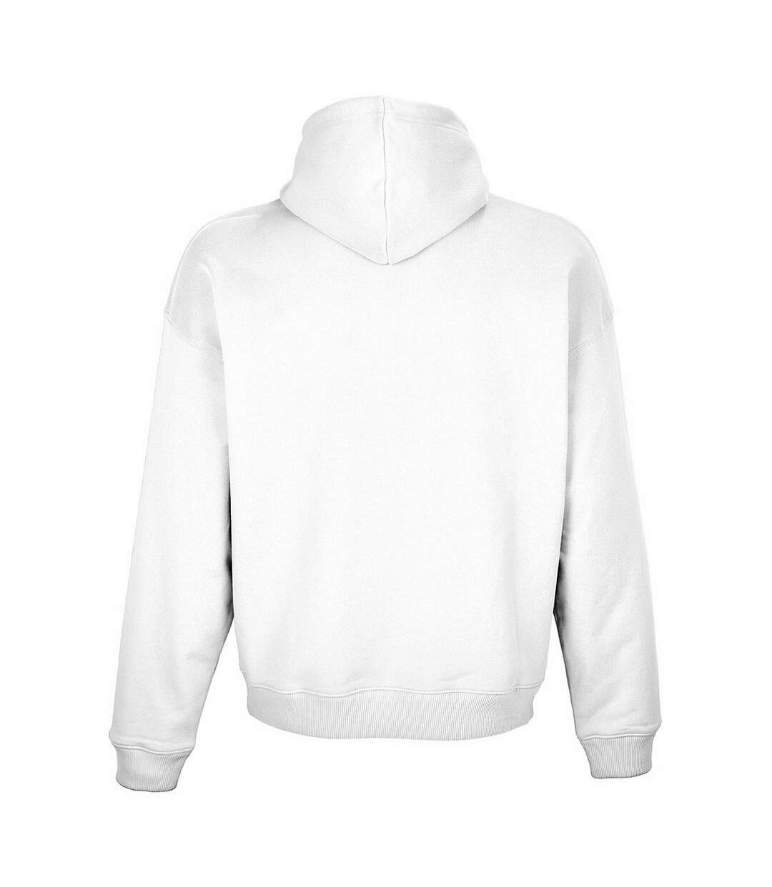 Unisex adult connor organic oversized hoodie white SOLS