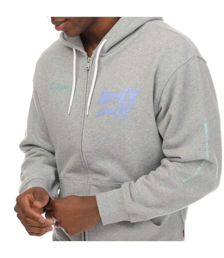 Sweat à capuche homme gris Levis