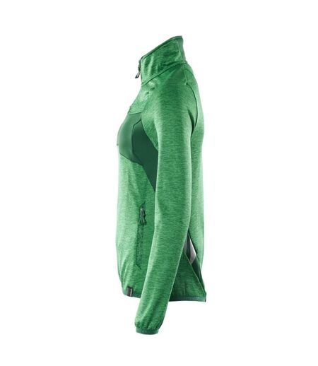 Unisex Adult Accelerate Half Zip Jumper Grass Green Green Mascot