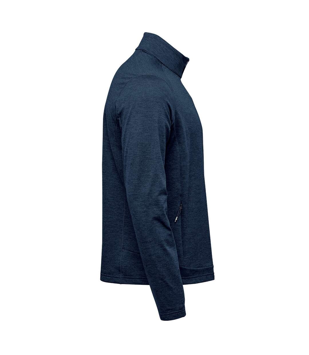 Veste de survêtement treeline performance homme bleu marine foncé chiné Stormtech-4