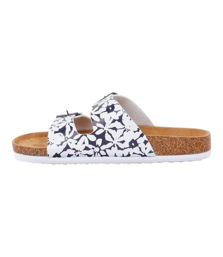 Womens/ladies mia double strap sandals navy/white Regatta