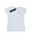 Disney T-shirt en coton à fausse poche Finker Bell Femme/Ladies (Blanc) - UTBI43867-1