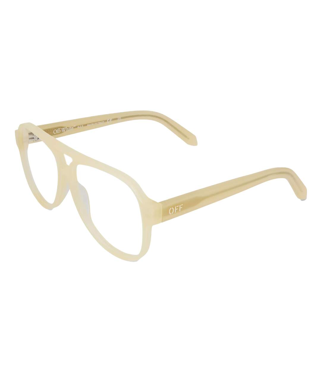 Style 8g Arrow Logo Sunglasses One Size Light Camel Off White-1
