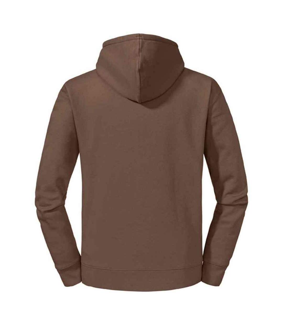 Sweat à capuche authentic homme café Russell