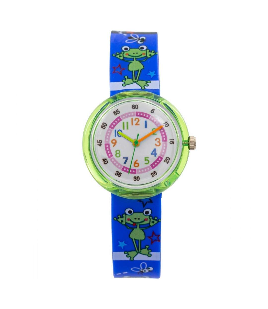 Montre Enfant Silicone Bleu Grenouille CHTIME