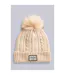Bonnet D´hiver Becky Femme Beige Clair Animal-1