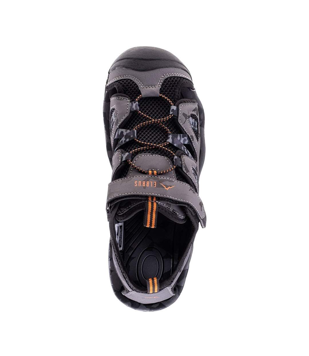 Sandales Lomero Homme Gris Noir Orange Elbrus-4