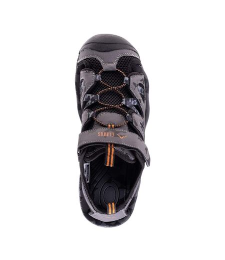 Sandales Lomero Homme Gris Noir Orange Elbrus