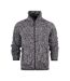 James Harvest Mens Rich Hill Melange Fleece Jacket (Anthracite) - UTUB378