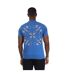 Mens Arrow Bandana T-shirt Blue White Off White-3