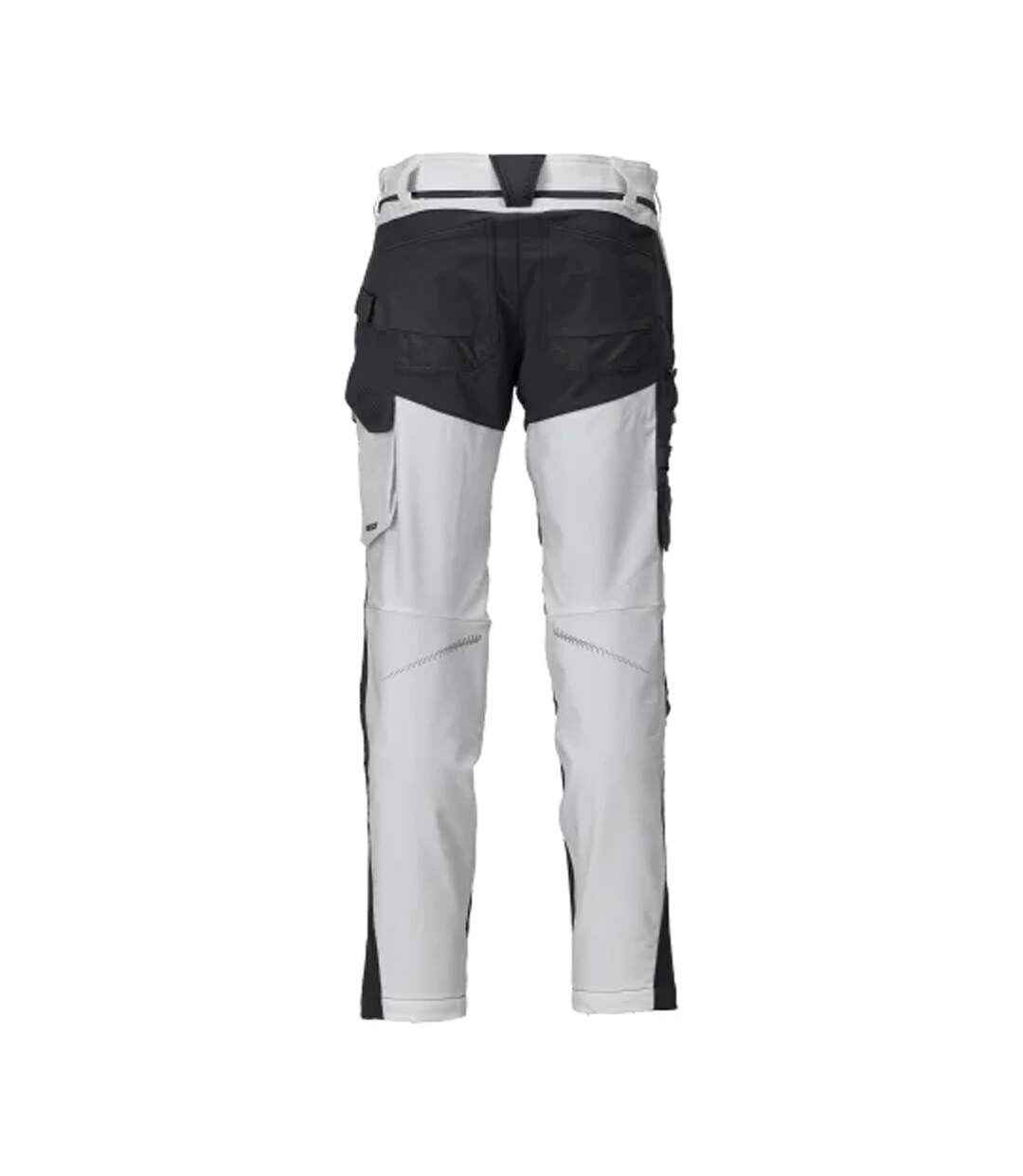 Pantalon De Travail Customised Homme Blanc Gris Pierre Mascot-2