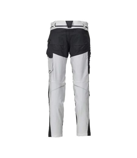 Pantalon De Travail Customised Homme Blanc Gris Pierre Mascot