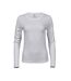 T-shirt interlock femme blanc Tee Jays-1