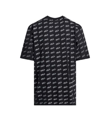 T-shirt noir homme fila flat print - l