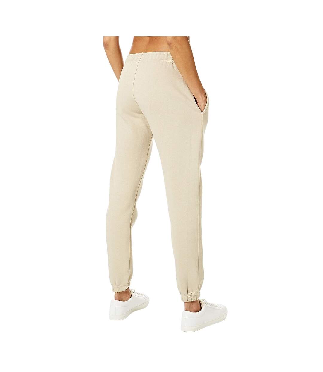 Womens/ladies soft touch sweatpants sand beige Light And Shade