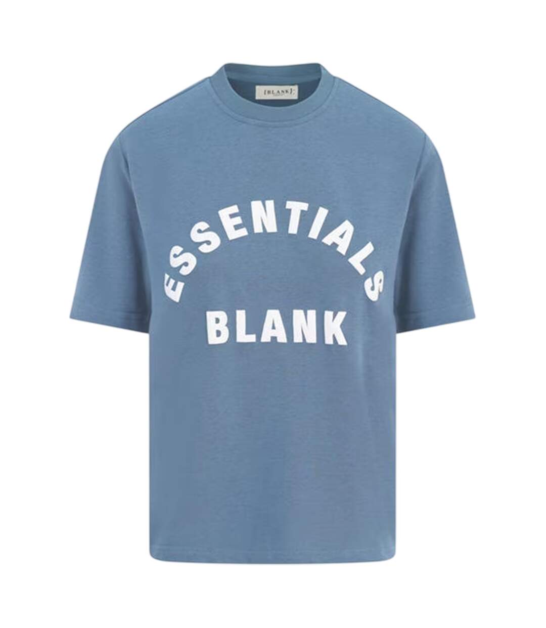 Womens/ladies Oversized Boyfriend T-shirt Orion Blue Blank Essentials-1