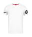 T-shirt Motif/style Imprimé Sur Manche Homme Blanc Ozoshi-2