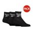 Lot De 3  Socquettes Adulte Noir Reebok-1