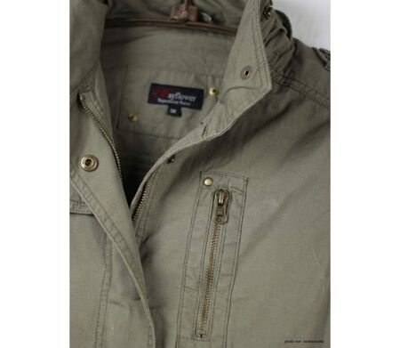 Veste Saharienne Femme Mayflower Media1 Kaki