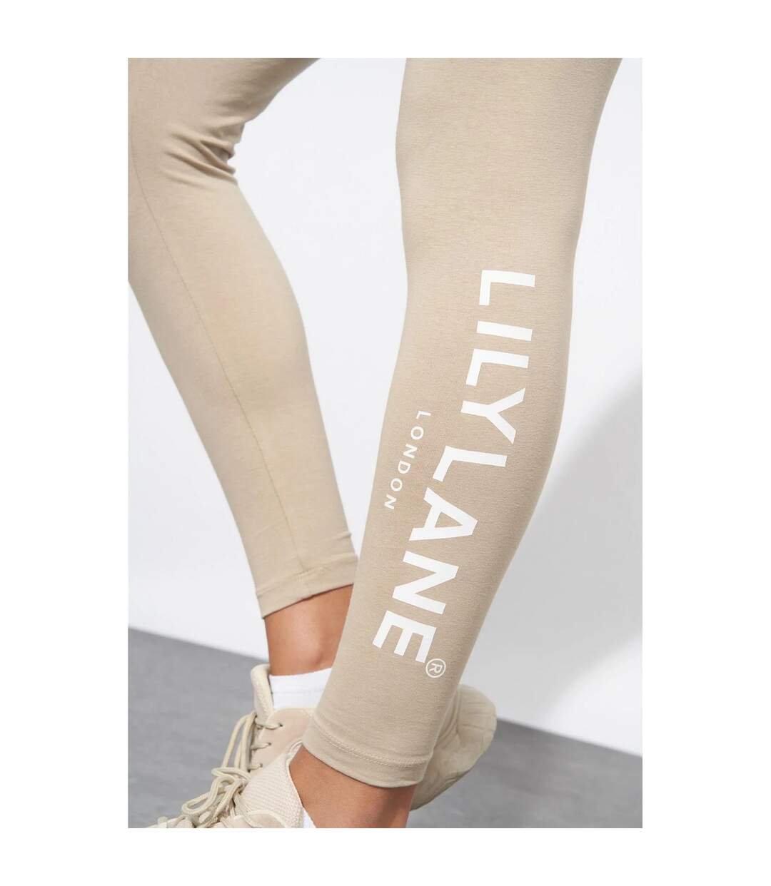 Legging Matalina Femme Beige Gris Lily Lane-4