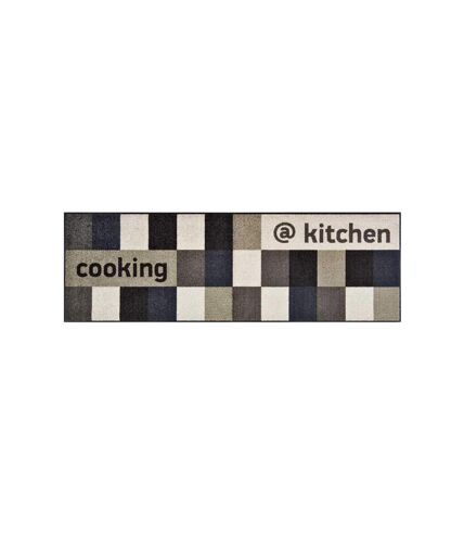 Tapis de cuisine motif géométrique KITCHEN