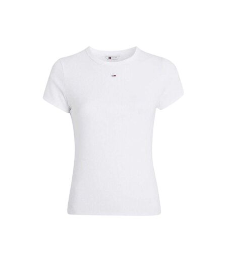 T-shirt Motif/style Logo Femme Blanc Tommy Jeans