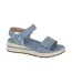 Womens/ladies Fenia Touch Fastening Sandals Blue Jean Cipriata-1