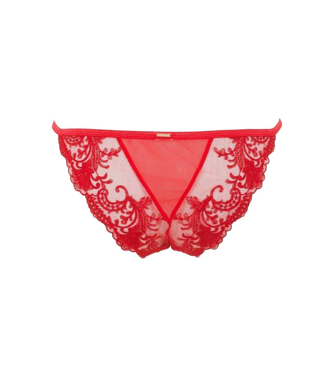 Culotte Motif/style Floral Femme Rouge Tomate Bluebella-2