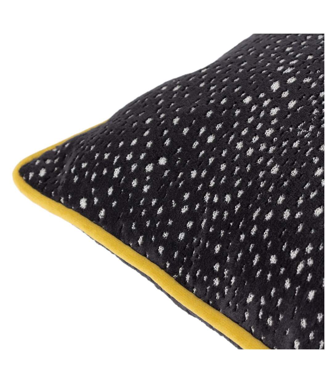 Estelle spotted cushion cover 45cm x 45cm black/gold Paoletti