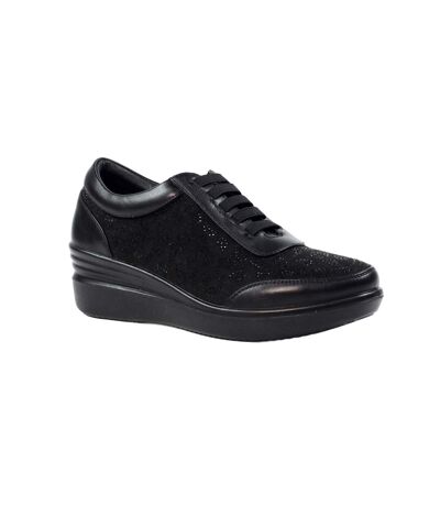 Baskets muriel femme noir Lunar