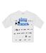 T-shirt Motif/style Graffiti Homme Blanc Cassé Rose London-2