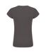 Womens/ladies T-shirt Charcoal Casual Classic-3