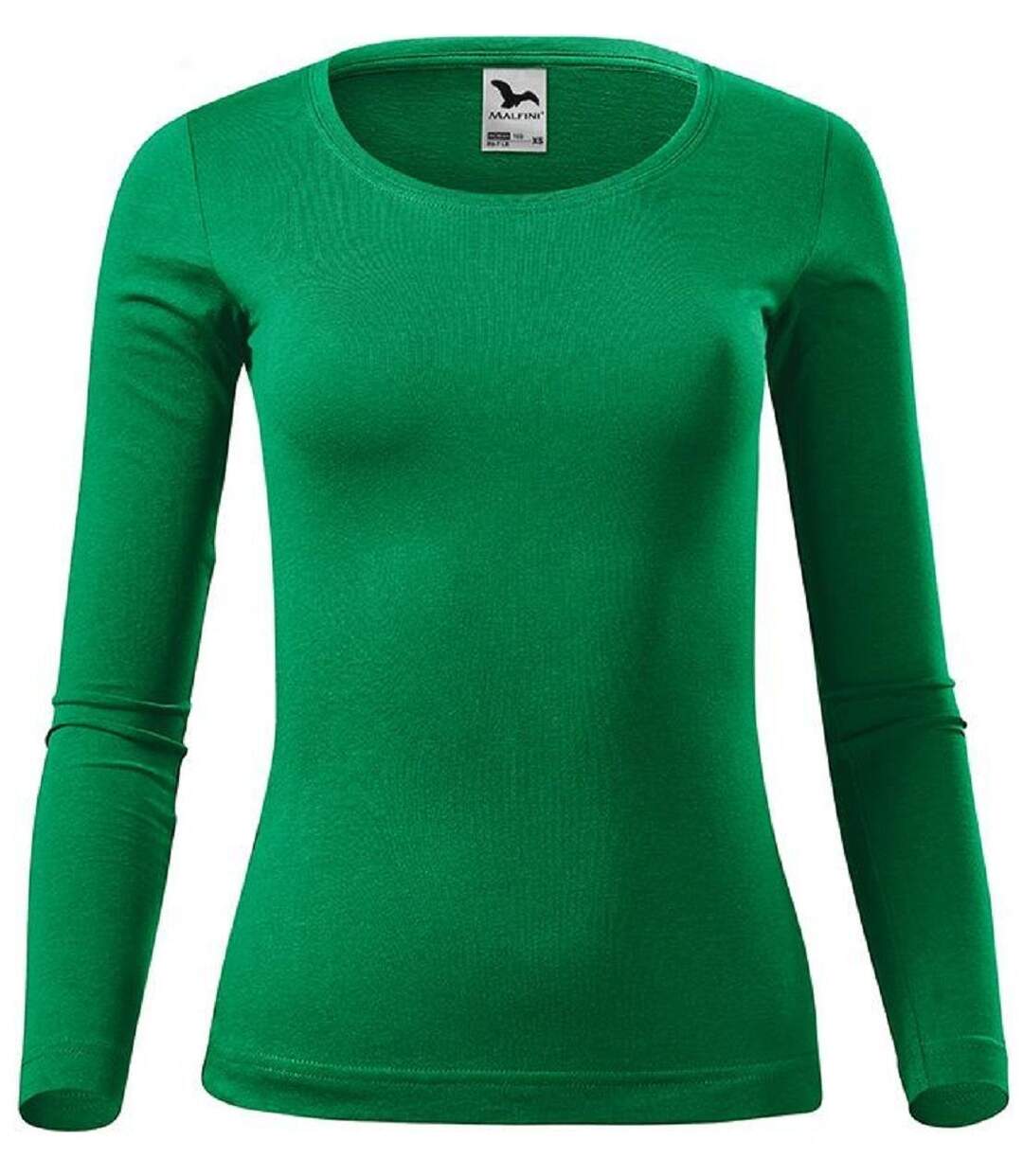 T-shirt manches longues - Femme - MF169 - vert moyen