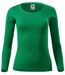 T-shirt manches longues - Femme - MF169 - vert moyen