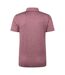Mens Agra Stripe Polo Shirt Burgundy Mountain Warehouse-2