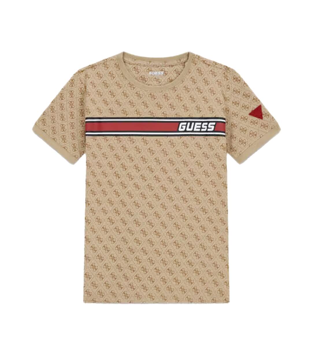 Mens Jamey T-shirt Beige Guess-2