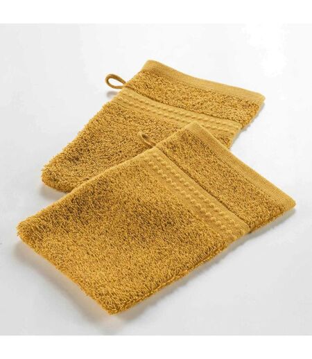 Lot de 2 Gants de Toilette Excellence 15x21cm Tournesol