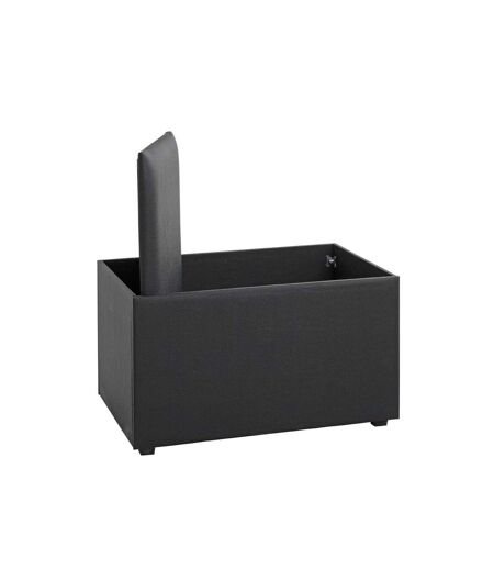 Coffre de Rangement Design Soldi 65cm Noir