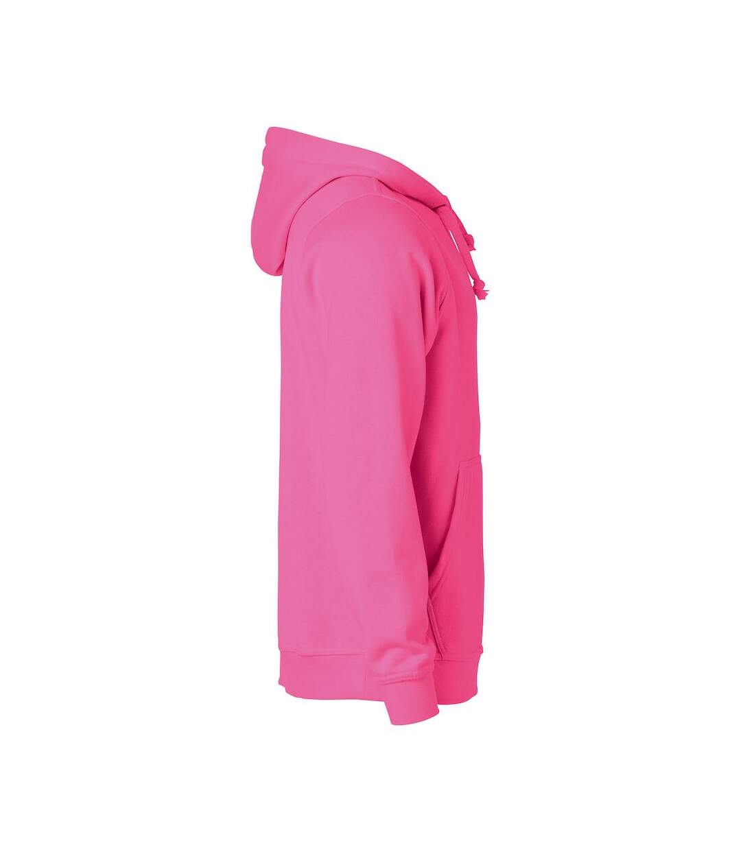 Sweat à capuche basic adulte rose cerise vif Clique