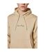 Mens Logo Relaxed Fit Hoodie Stone Criminal Damage-4