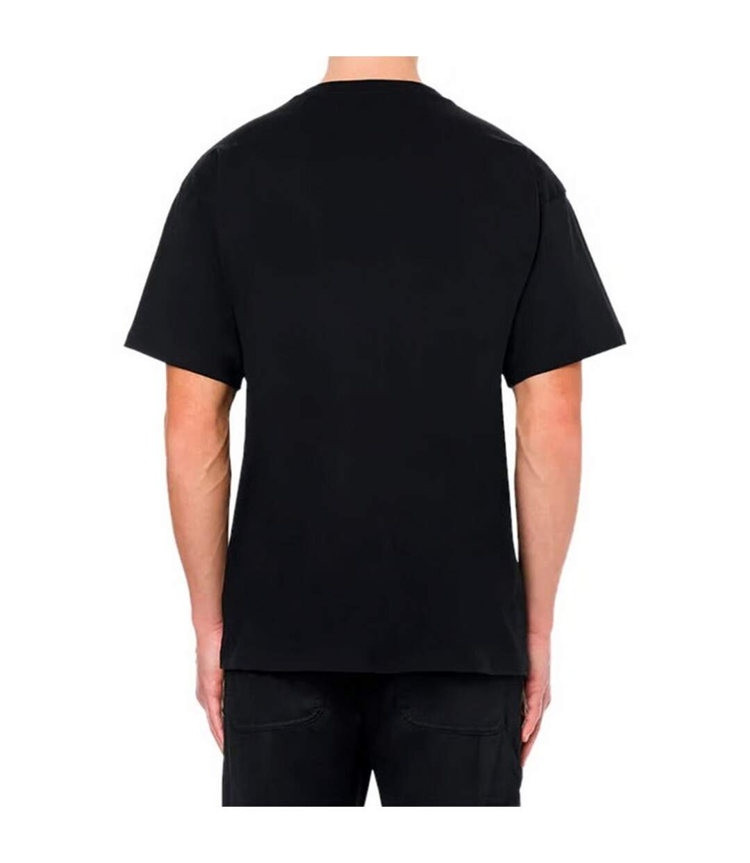 T-shirt Motif/style Réfléchissant Couture Homme Noir Moschino-3