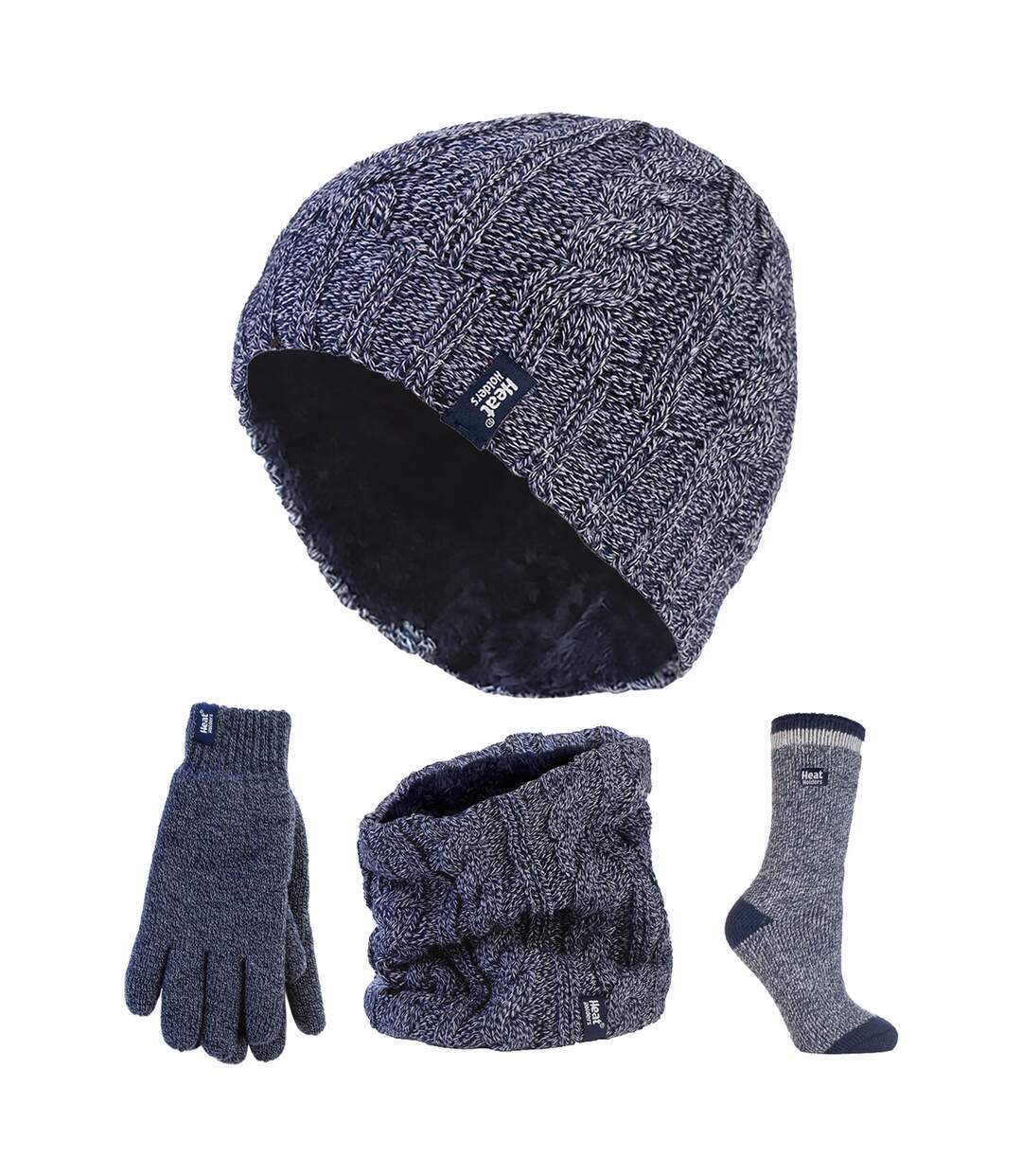 Ladies Thermal Winter Set - Hat, Gloves, Neckwarmer & Twist Socks-1