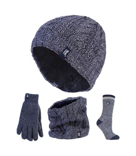 Ladies Thermal Winter Set - Hat, Gloves, Neckwarmer & Twist Socks