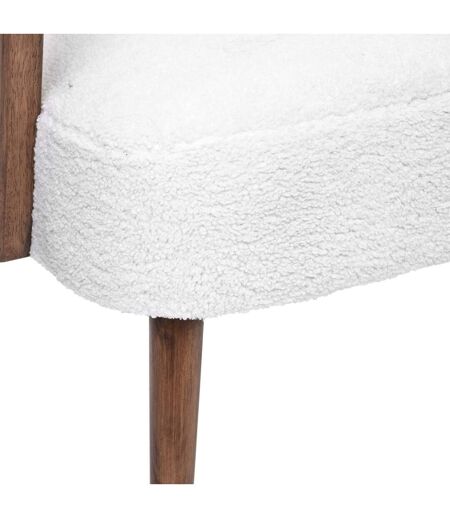 Fauteuil de table effet velours Sango