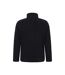 Mens ted borg half zip fleece top black Mountain Warehouse