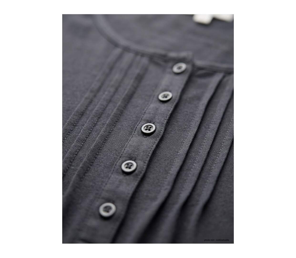 Tee-shirt MAYFLOWER NANNY3 noir à manches modulables : l'élégance du stretch-4