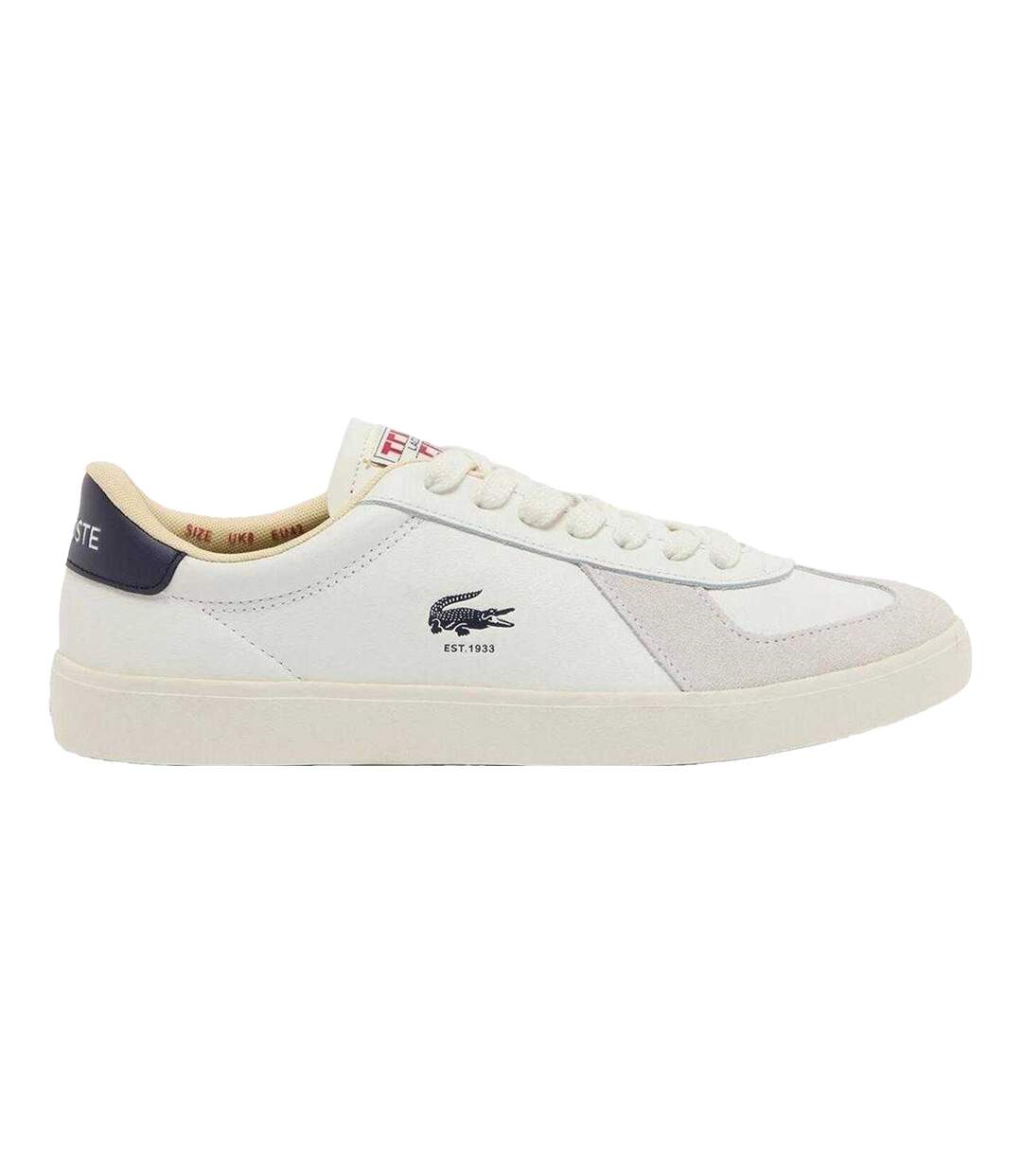 Baskets Baseshot Pro Homme Blanc Bleu Marine Lacoste-1
