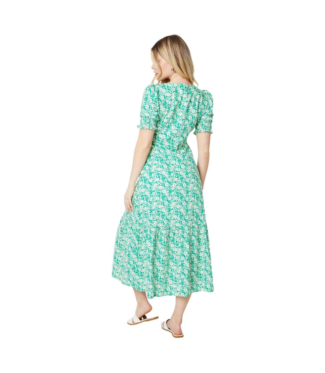 Robe mi-longue femme vert Dorothy Perkins-2